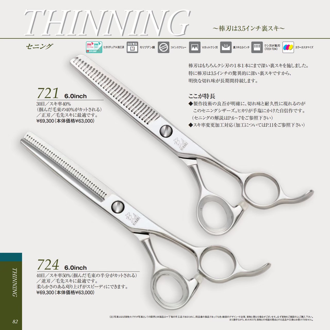 光 THINNING 721/724
